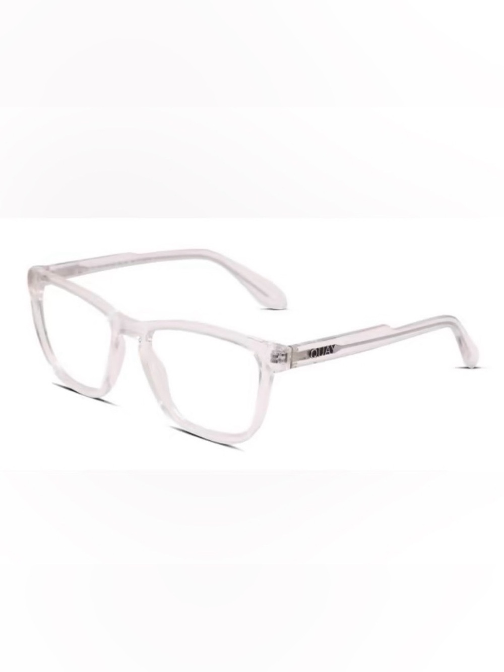 QUAY Hardwire Blue Light Glasses Clear Frame Bluelight Blocking